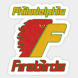 Retro Philly Firebirds Sticker